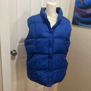Lands' End Puffer Vest - M